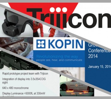 The Future of Combat Weapon Sights: Trijicon and Kopin Corp