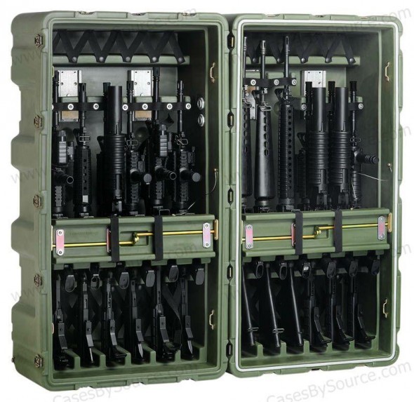 Need a Case to Hold Your 12 M16’s? Pelican Has Your Answer.
